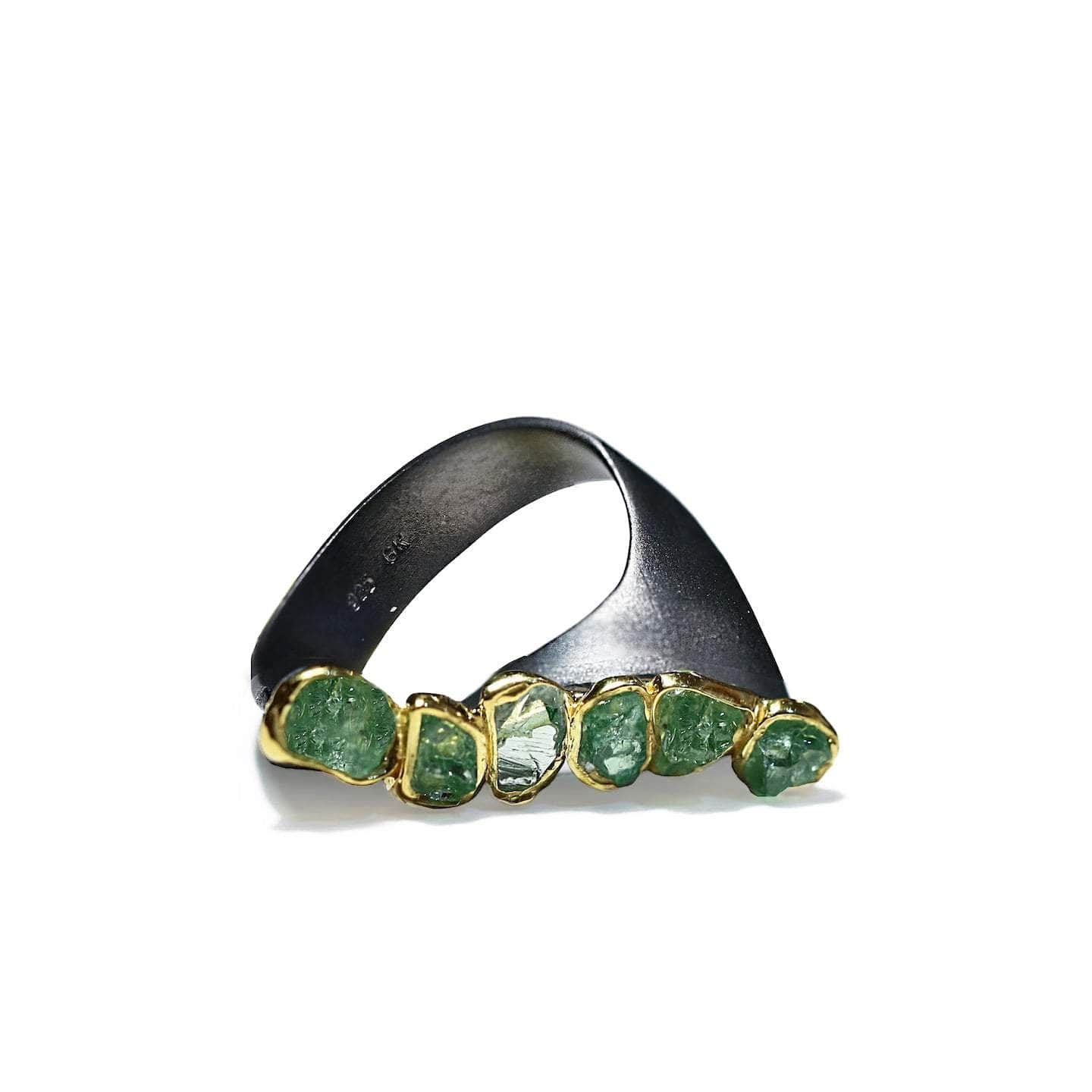 Clia Tsavorite Rough Ring GERMAN KABIRSKI