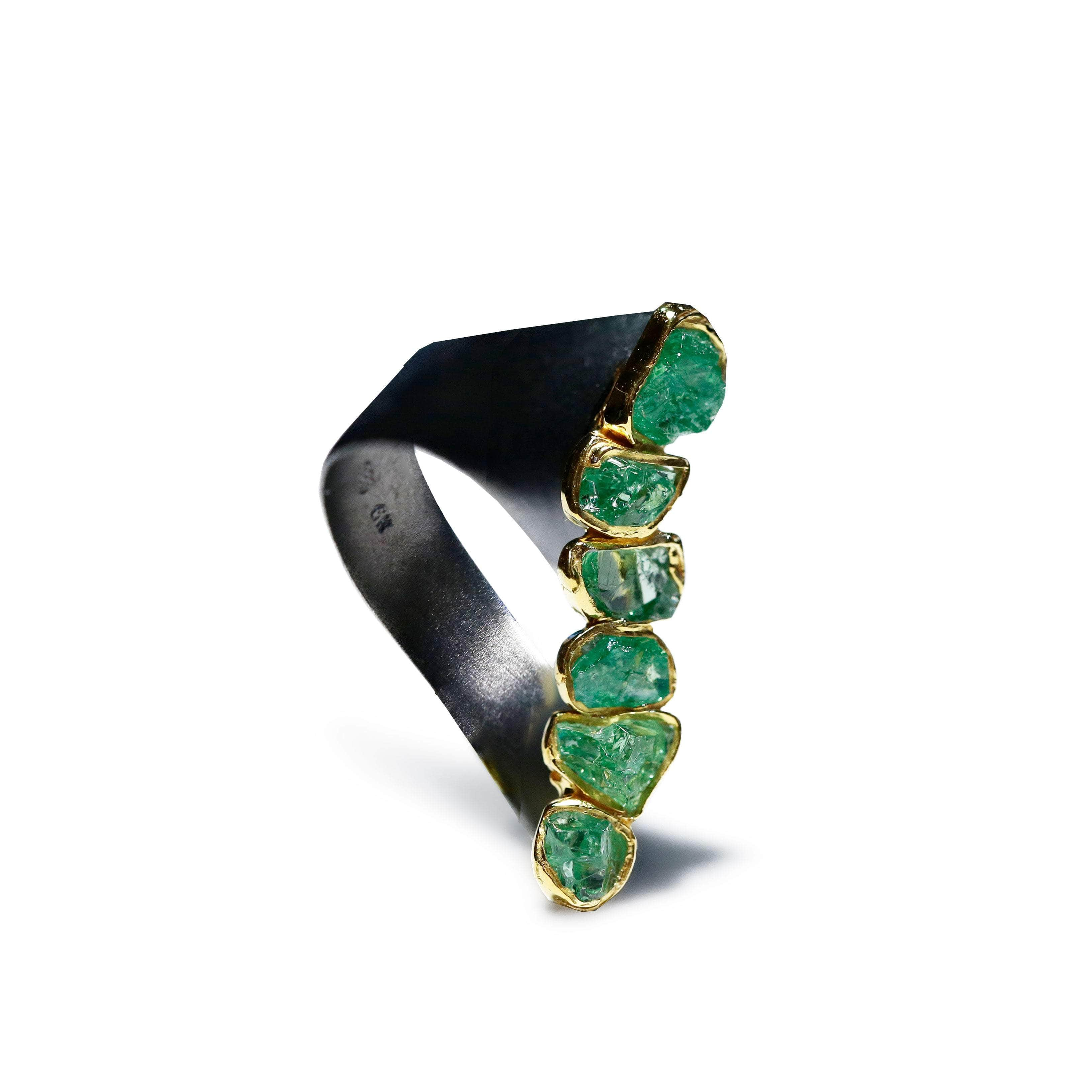 Clia Tsavorite Rough Ring GERMAN KABIRSKI