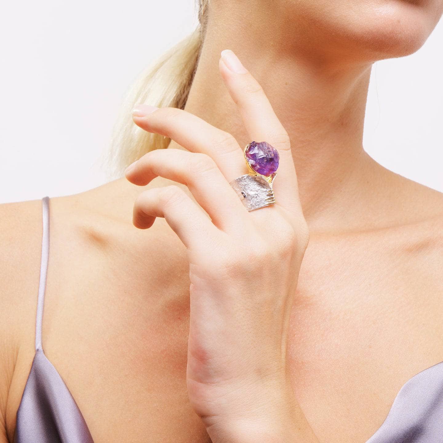 Corliss Amethyst Rough Ring GERMAN KABIRSKI