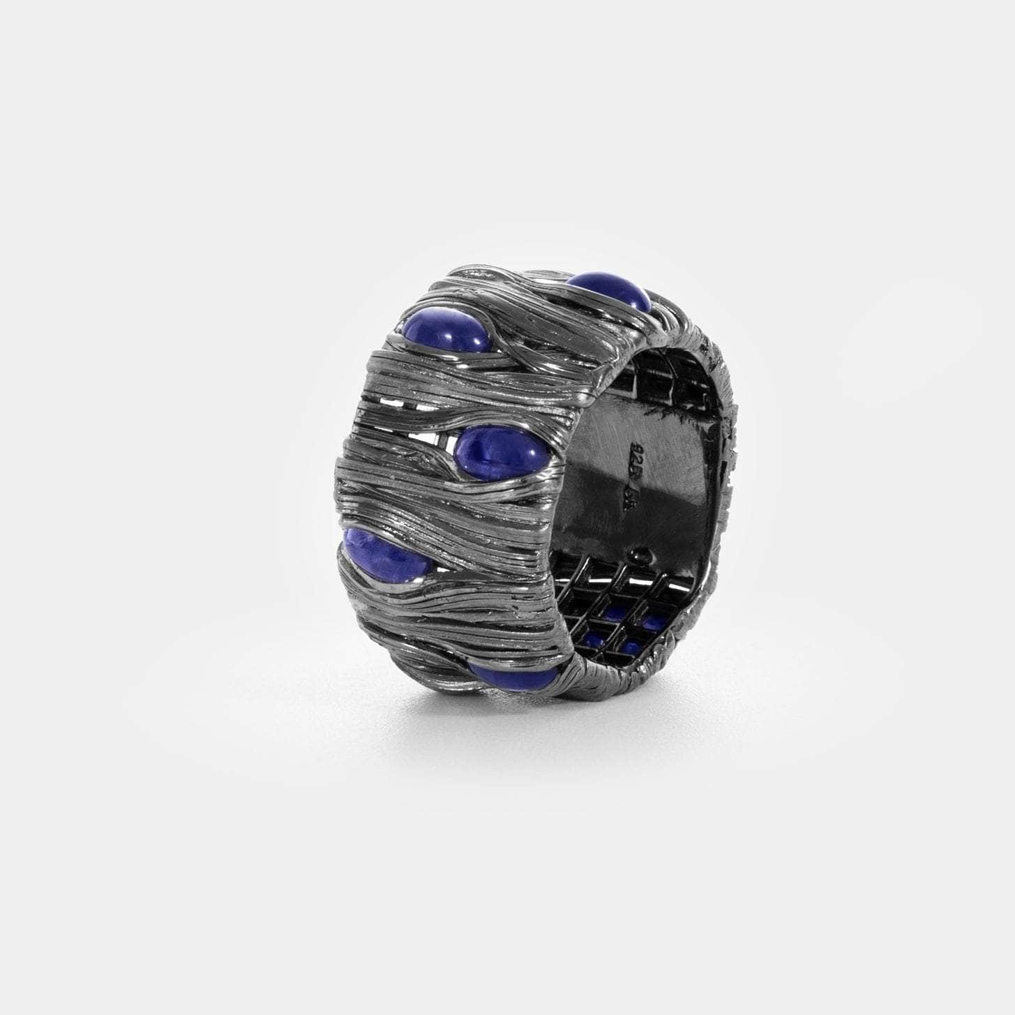 Cancel_Daedalus Blue Sapphire Ring GERMAN KABIRSKI