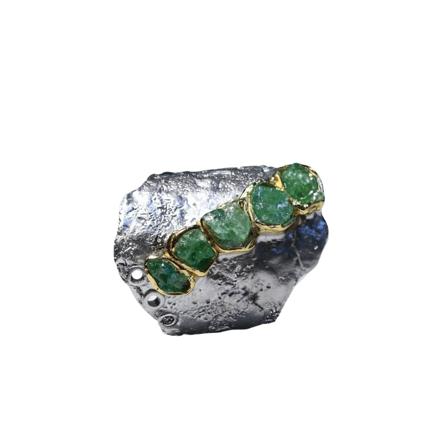 Defia Tsavorite Rough Ring GERMAN KABIRSKI