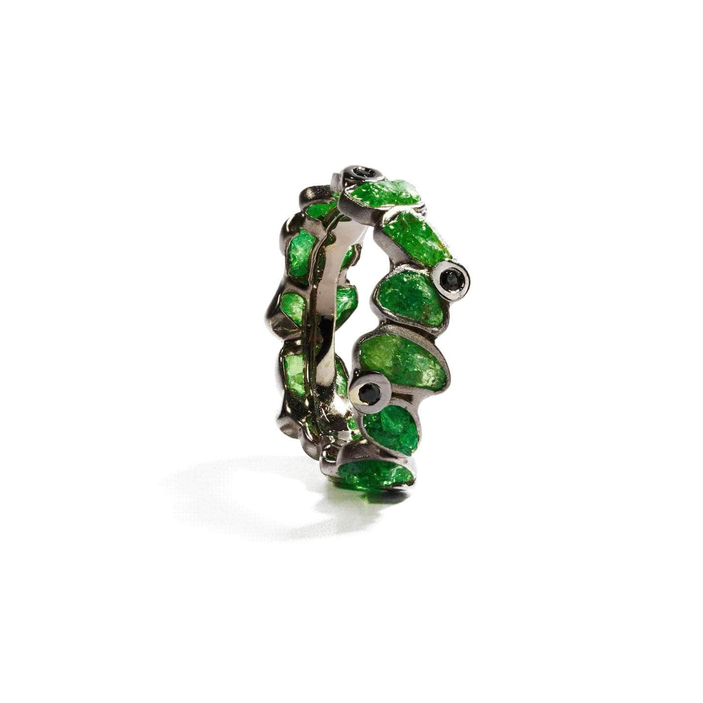 Delos Tsavorite and Spinel Ring GERMAN KABIRSKI