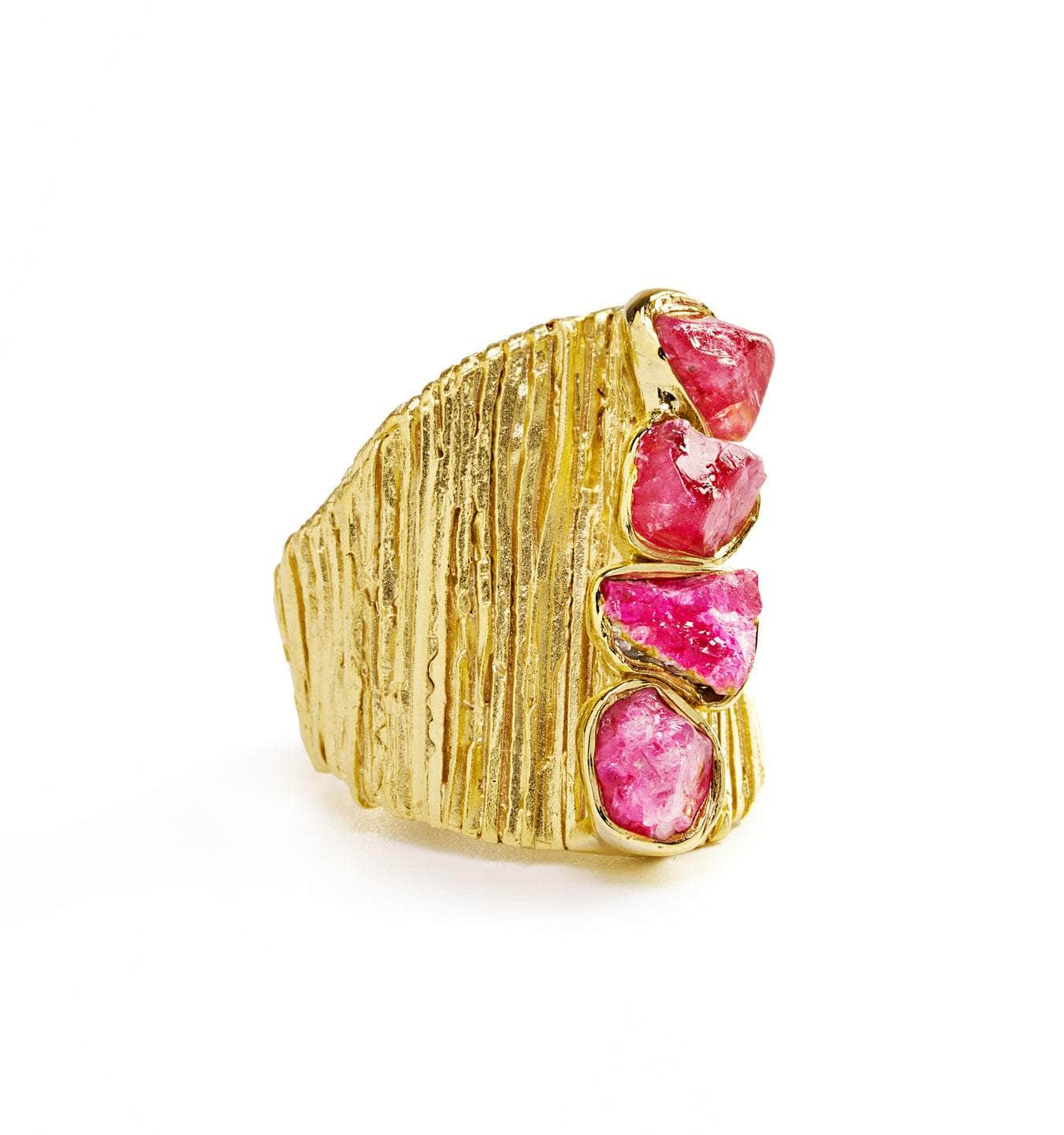 Dinn Pink Spinel Rough Ring GERMAN KABIRSKI