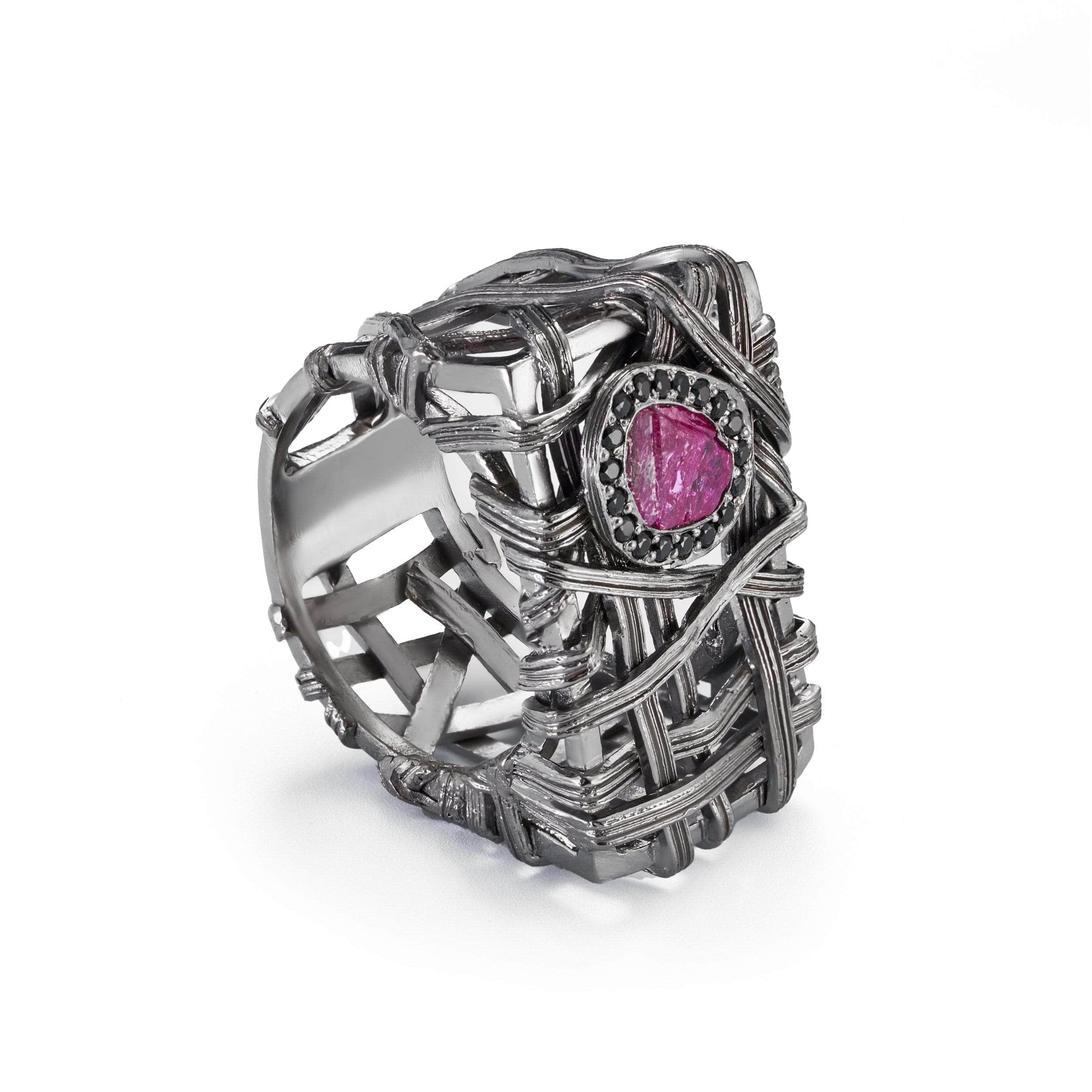 Audrine Slice Ruby RIng GERMAN KABIRSKI