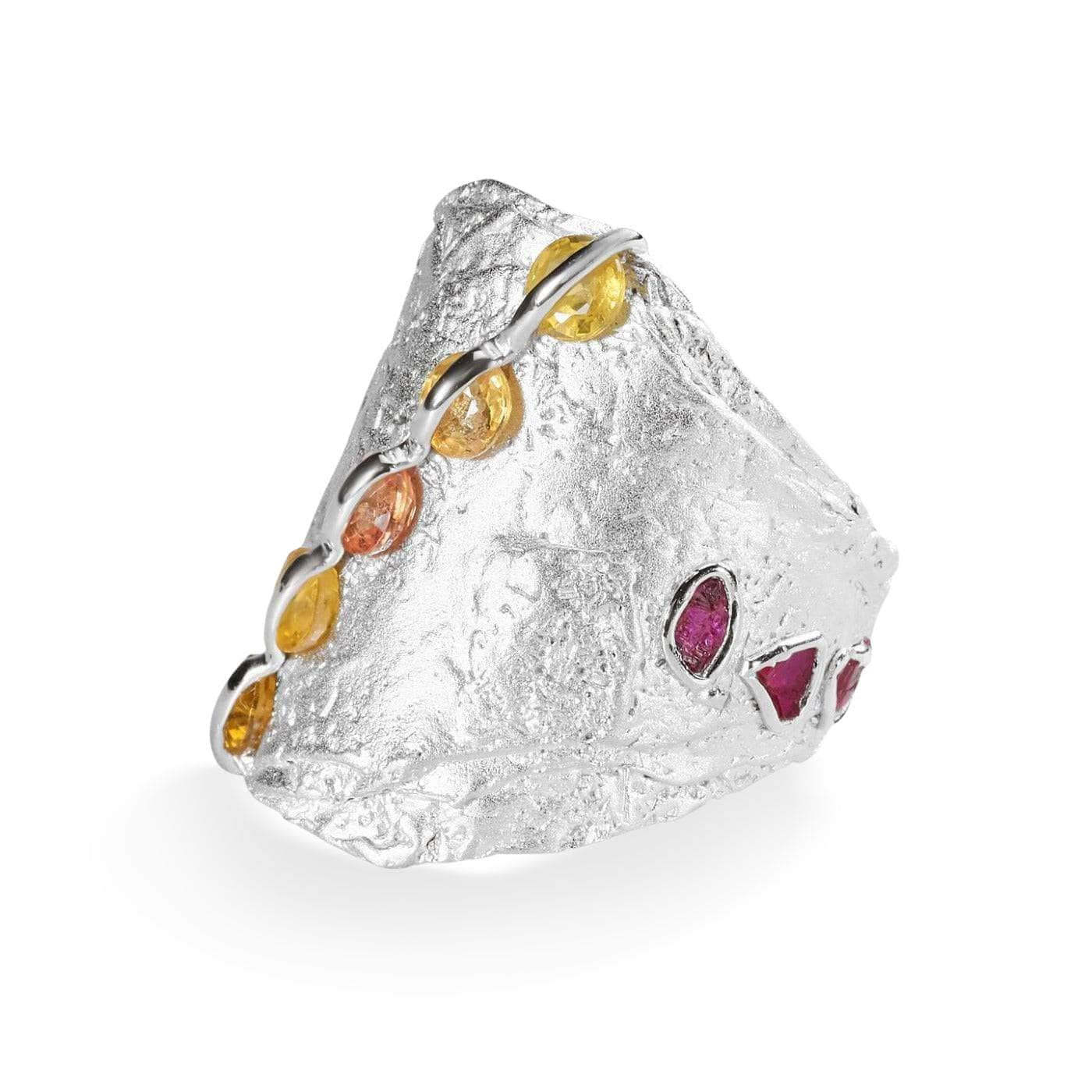 Aliz Sapphire and Ruby Ring GERMAN KABIRSKI