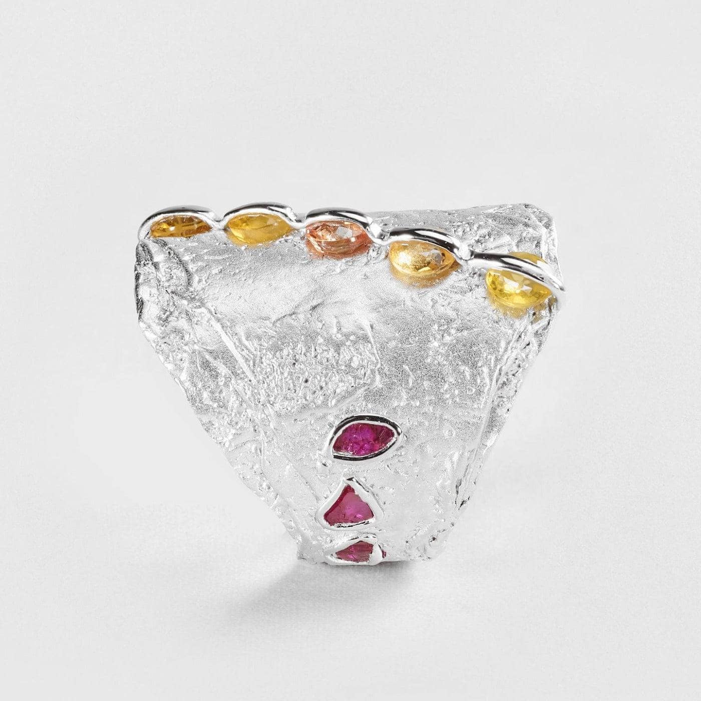 Aliz Sapphire and Ruby Ring GERMAN KABIRSKI