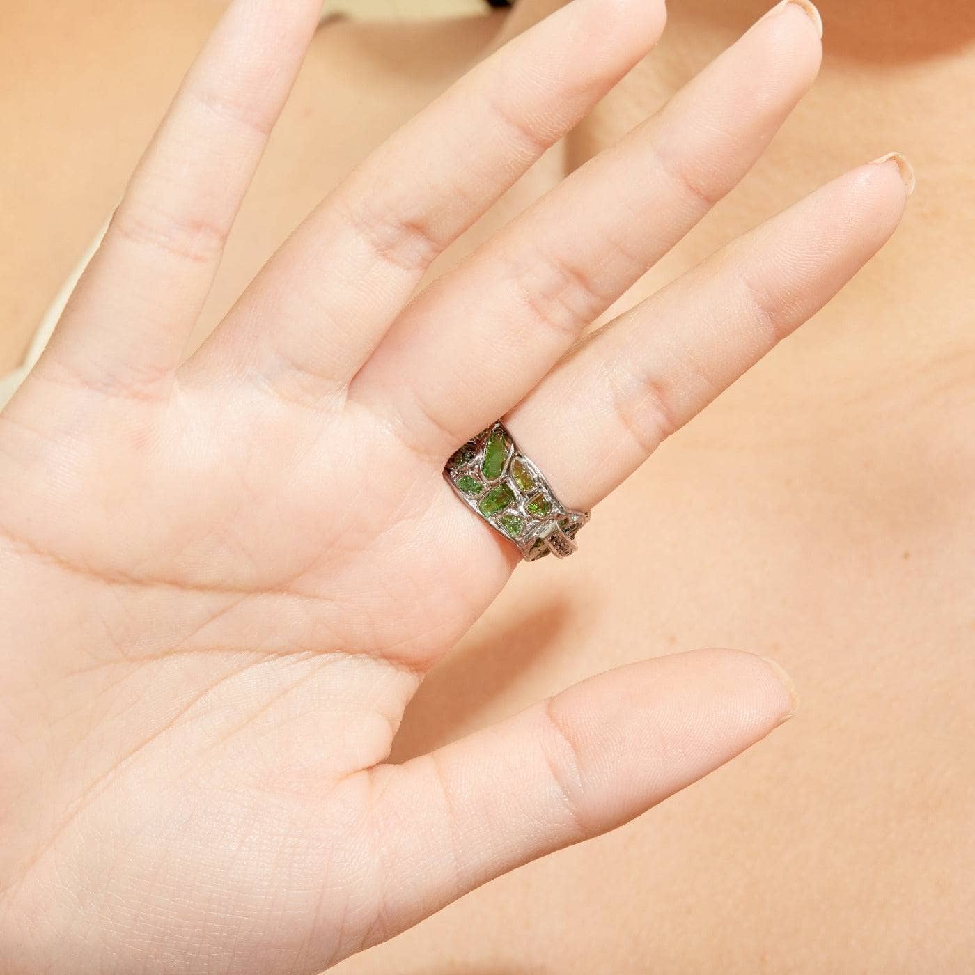 Riyo Chrome Diopside Ring GERMAN KABIRSKI