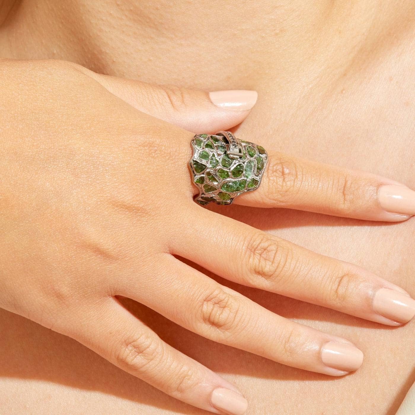 Riyo Chrome Diopside Ring GERMAN KABIRSKI