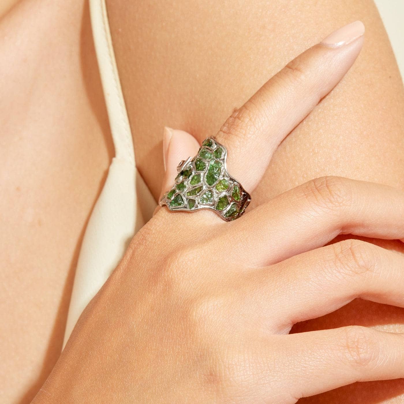 Riyo Chrome Diopside Ring GERMAN KABIRSKI