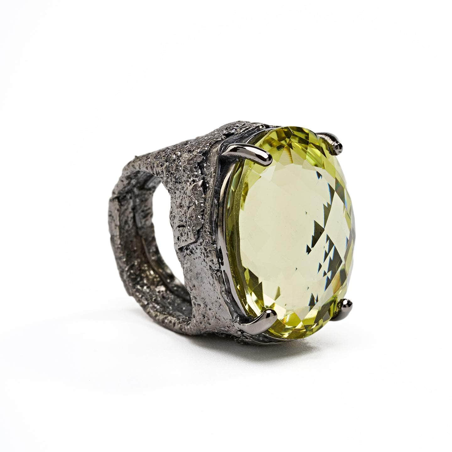 Tinet Lemon Quartz Ring GERMAN KABIRSKI