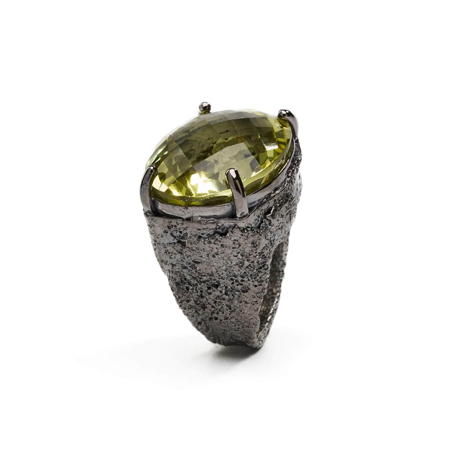 Tinet Lemon Quartz Ring GERMAN KABIRSKI