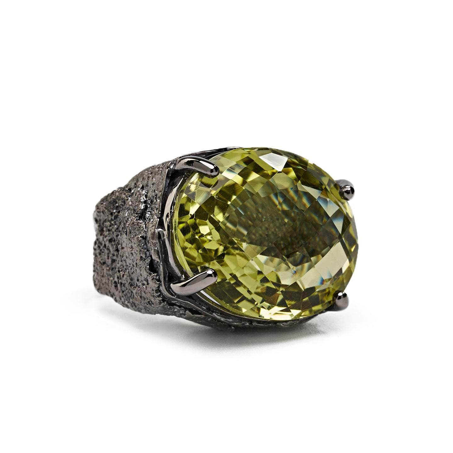 Tinet Lemon Quartz Ring GERMAN KABIRSKI