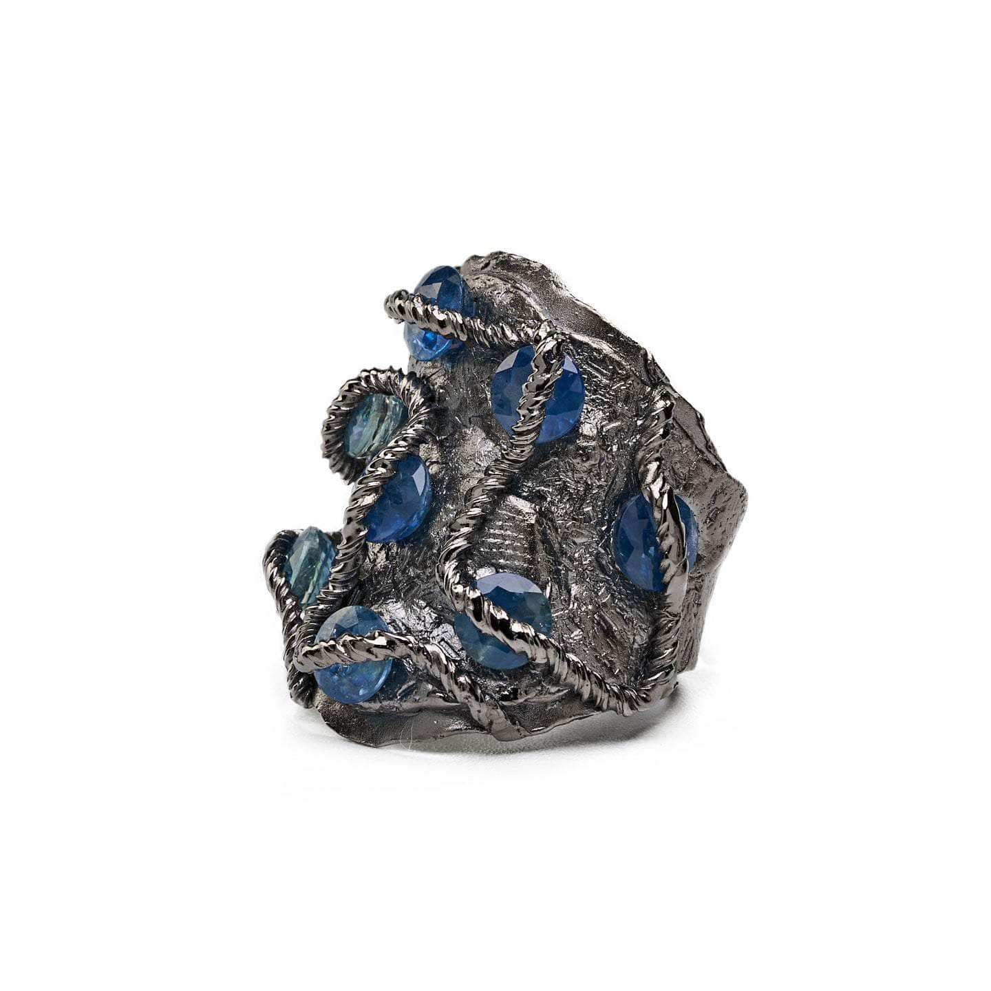 Kyan Blue Sapphire Ring GERMAN KABIRSKI