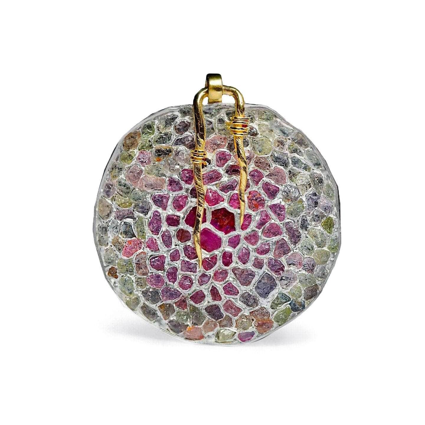 Astraea Sapphire and Ruby Pendant GERMAN KABIRSKI