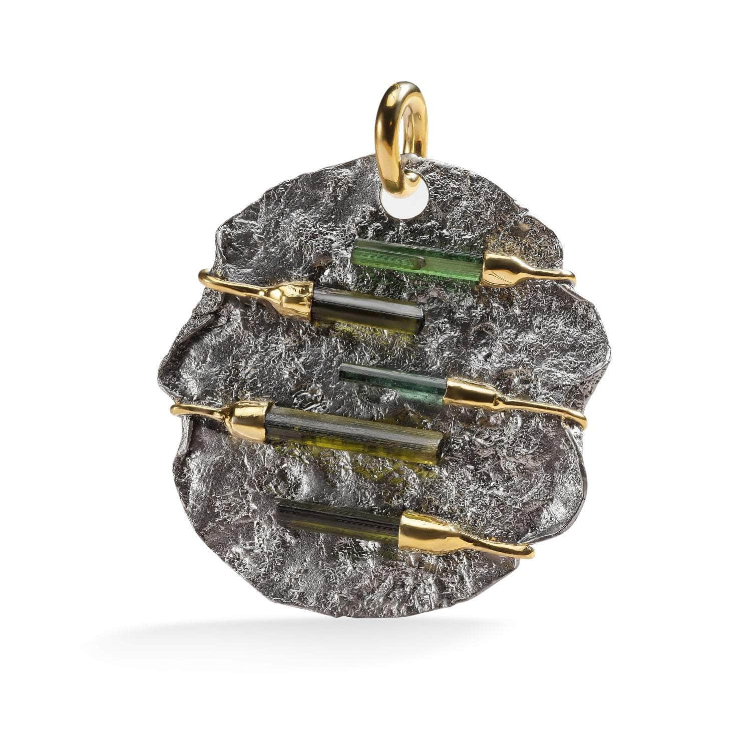 Duline Green Tourmaline Pendant GERMAN KABIRSKI