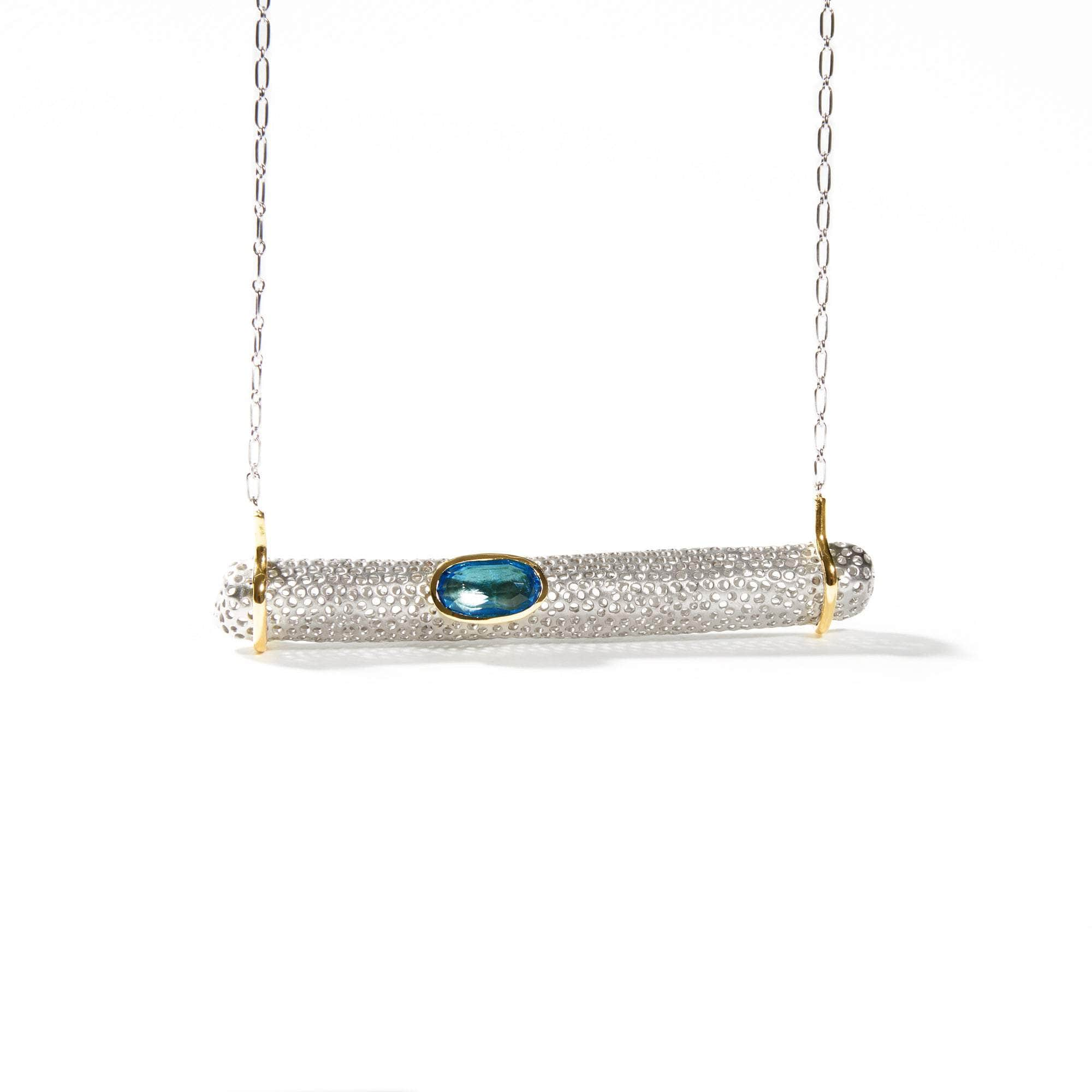 Zillin Blue Topaz Necklace GERMAN KABIRSKI