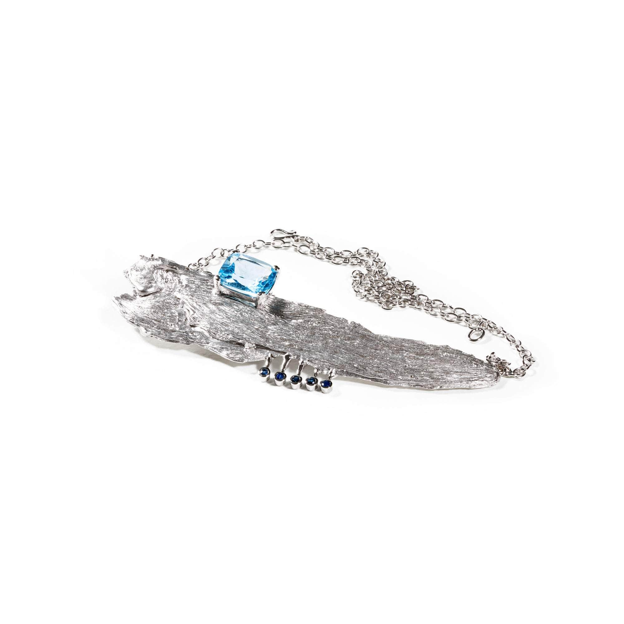 Hetos Blue Topaz Necklace GERMAN KABIRSKI