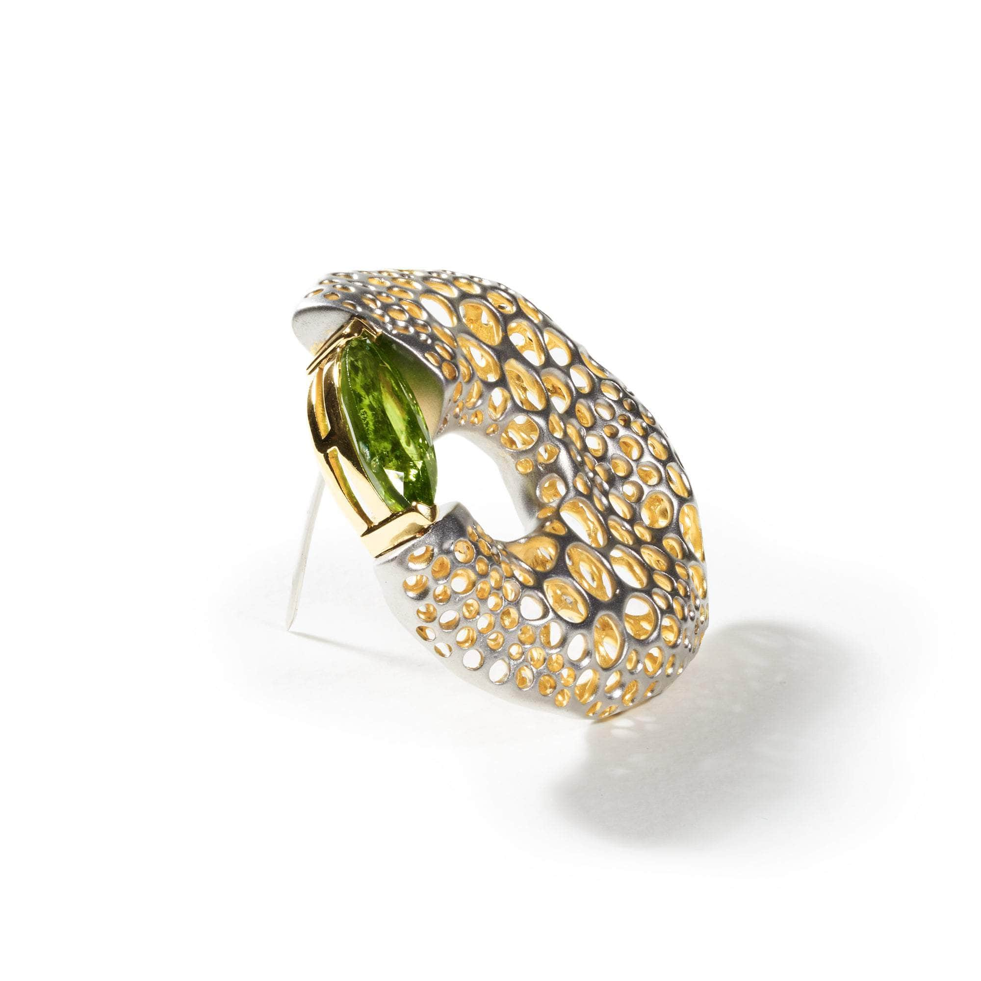 Lachet Peridot Brooch GERMAN KABIRSKI