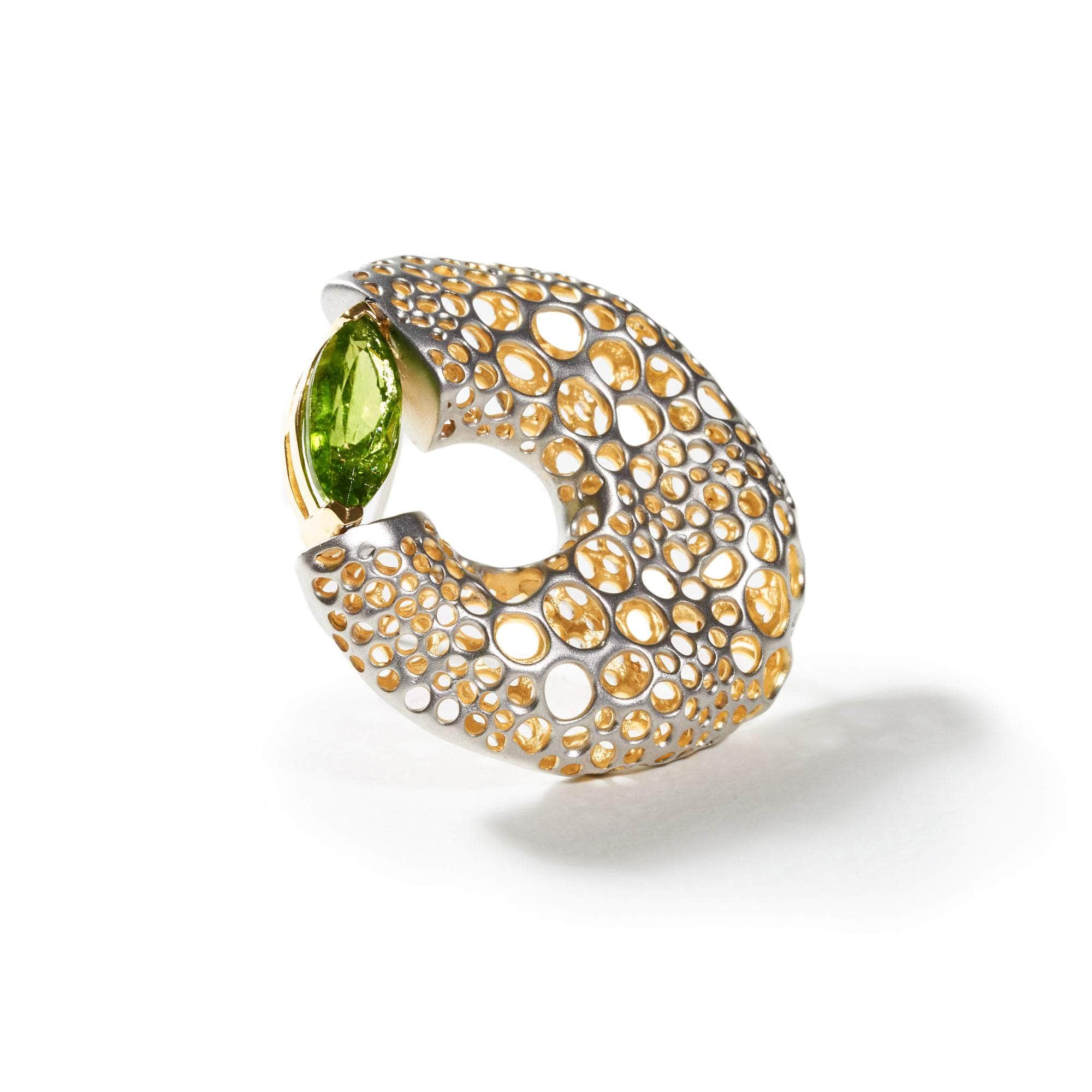 Lachet Peridot Brooch GERMAN KABIRSKI