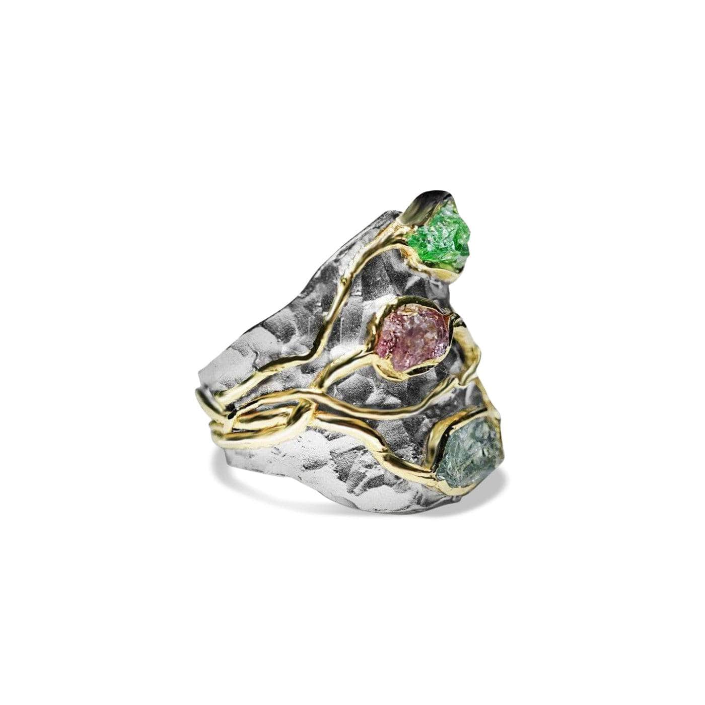 Eleris Sapphire and Tsavorite Ring GERMAN KABIRSKI