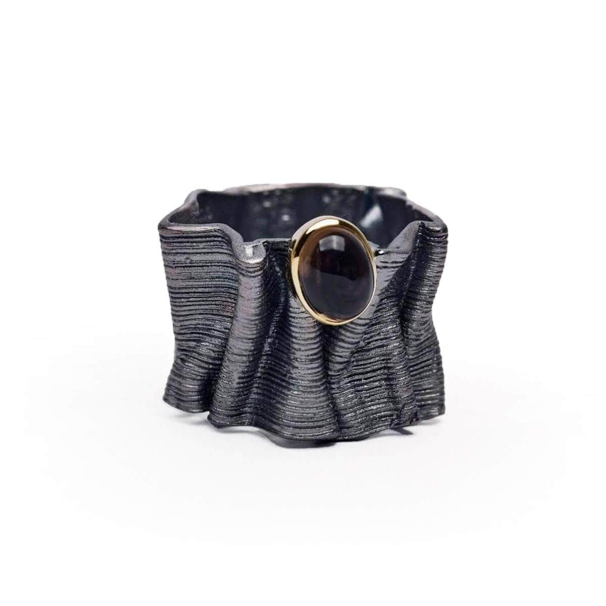 Elfrida Smoky Quartz Ring GERMAN KABIRSKI