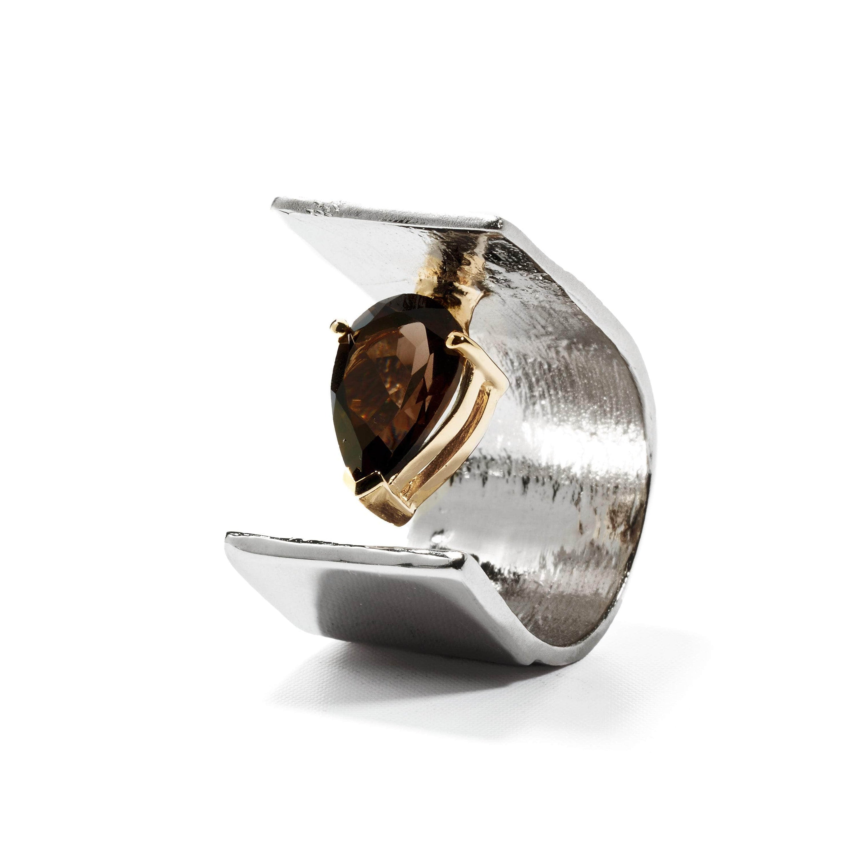 Ersilia Smoky Quartz Ring GERMAN KABIRSKI