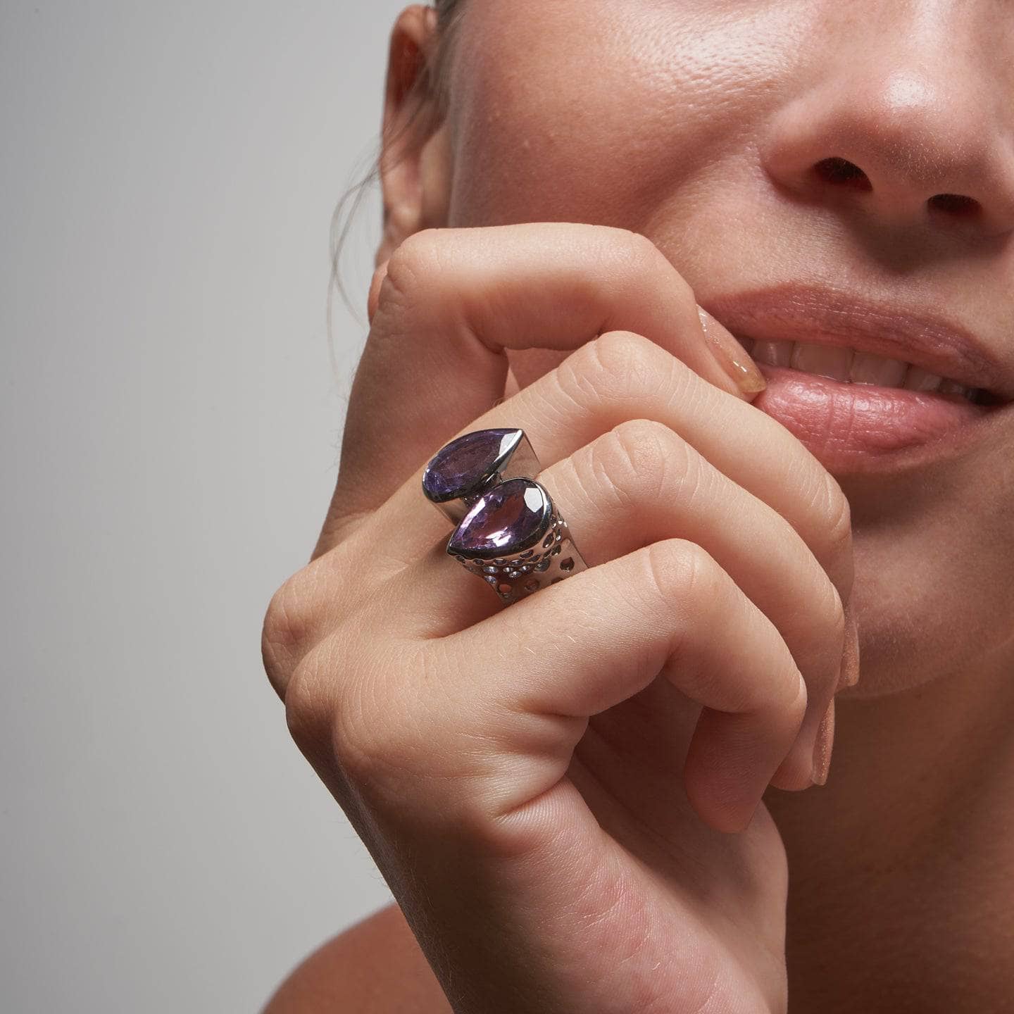 Etone Amethyst Ring GERMAN KABIRSKI