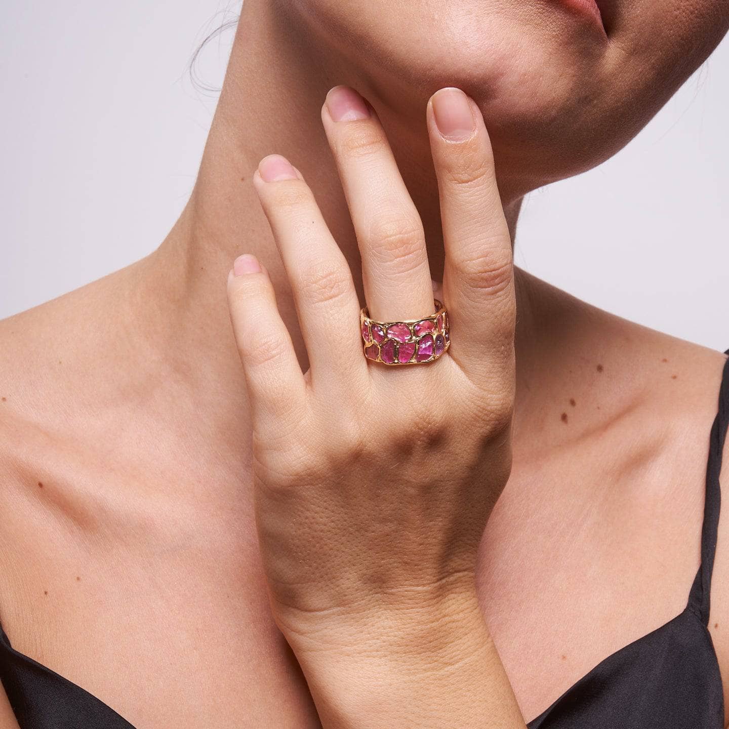 Fienn Ruby Rough Ring GERMAN KABIRSKI