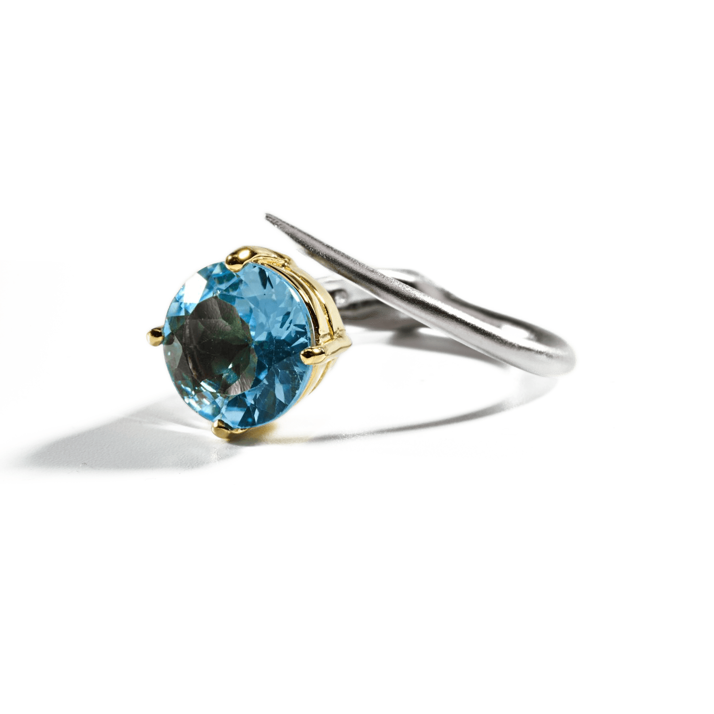 Flanken Blue Topaz Ring GERMAN KABIRSKI