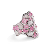 Ring Nerissa White and Pink Sapphire Ring Nerissa White and Pink Sapphire Ring, Ring by GERMAN KABIRSKI