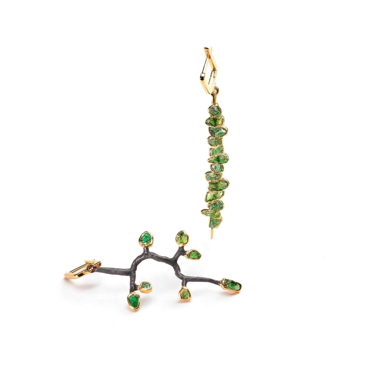 Emrys Chrome Diopside Earrings GERMAN KABIRSKI