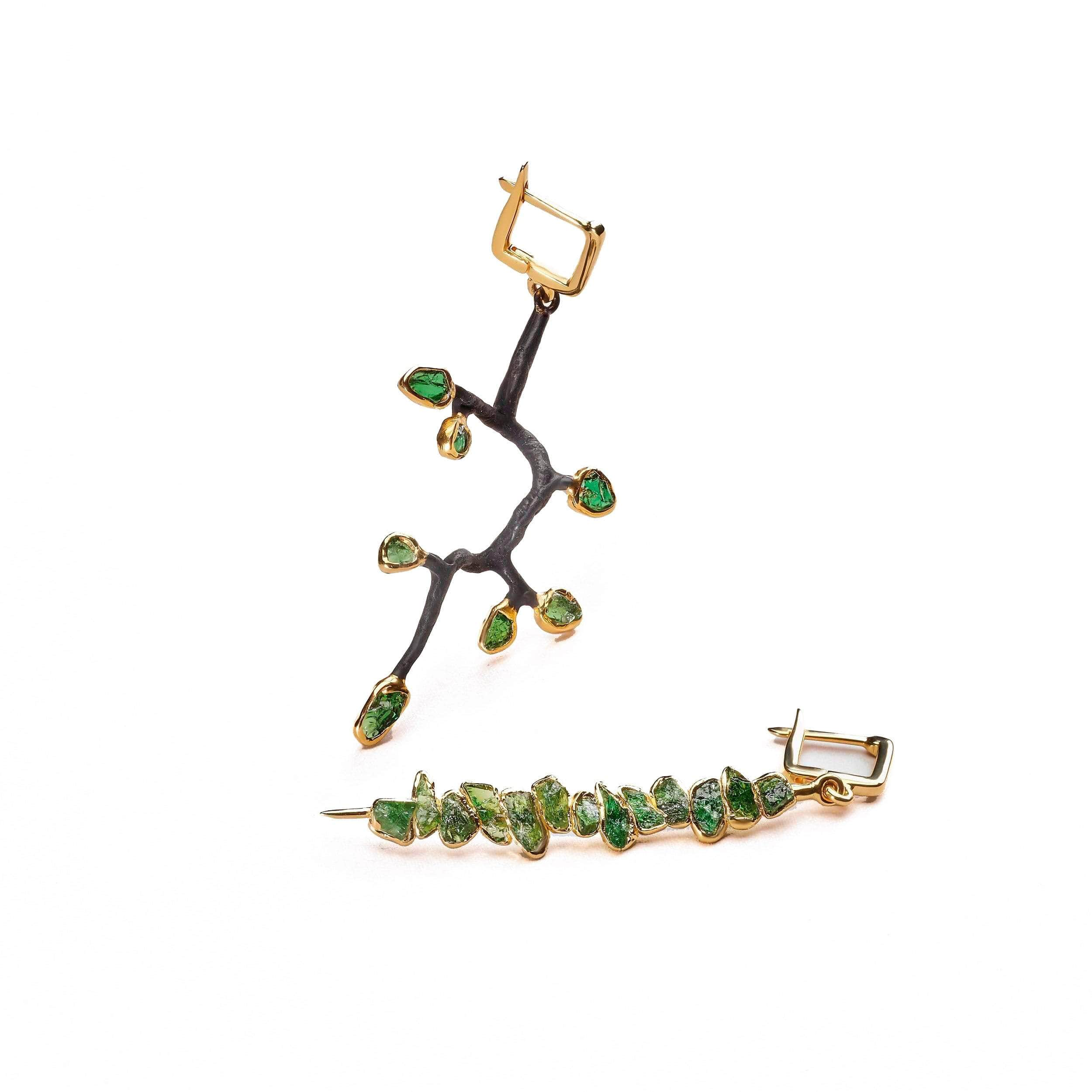 Emrys Chrome Diopside Earrings GERMAN KABIRSKI