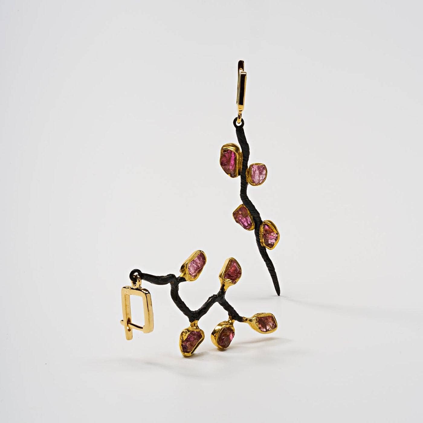 Avva Garnet Rough Earrings GERMAN KABIRSKI