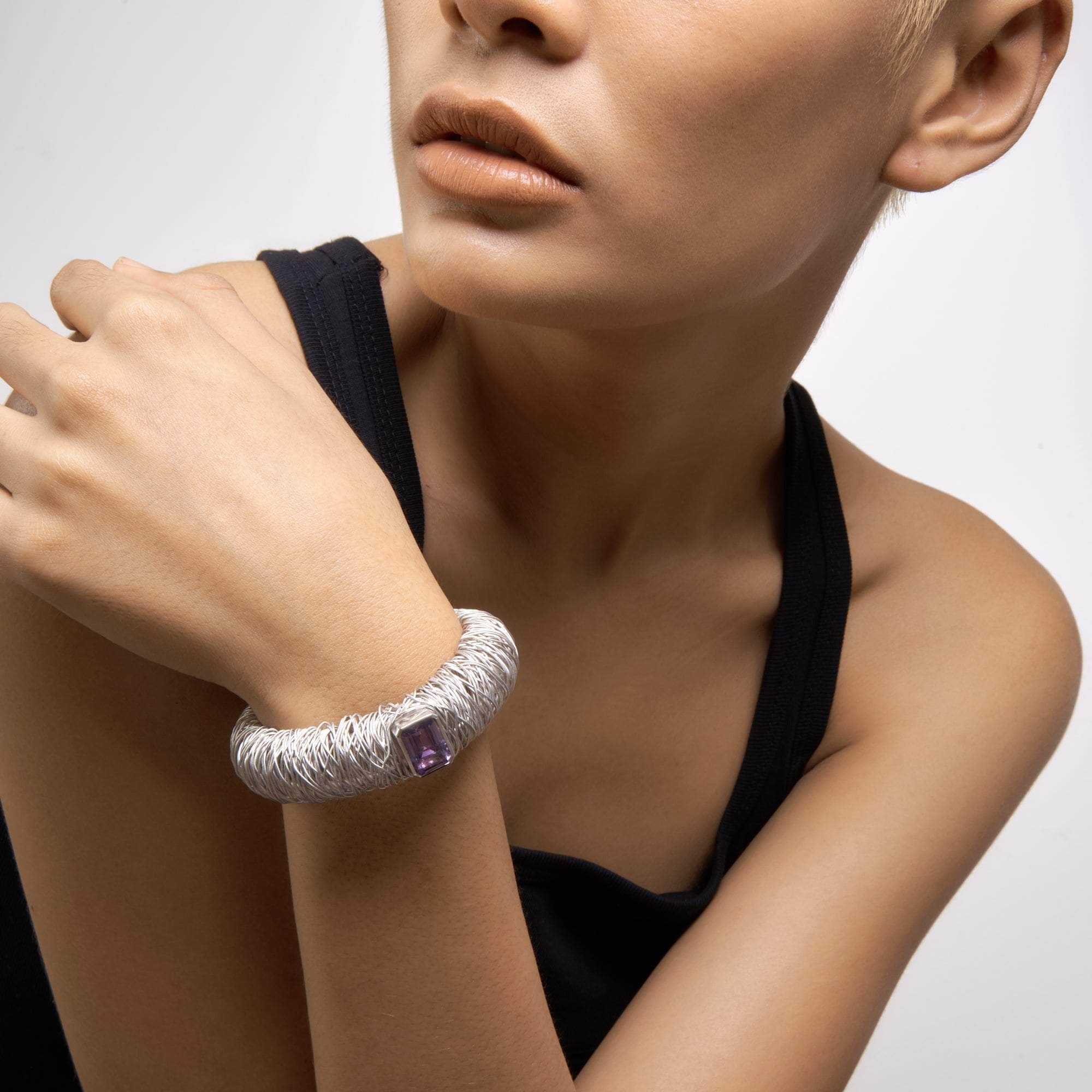 Cleo Amethyst Bangle GERMAN KABIRSKI