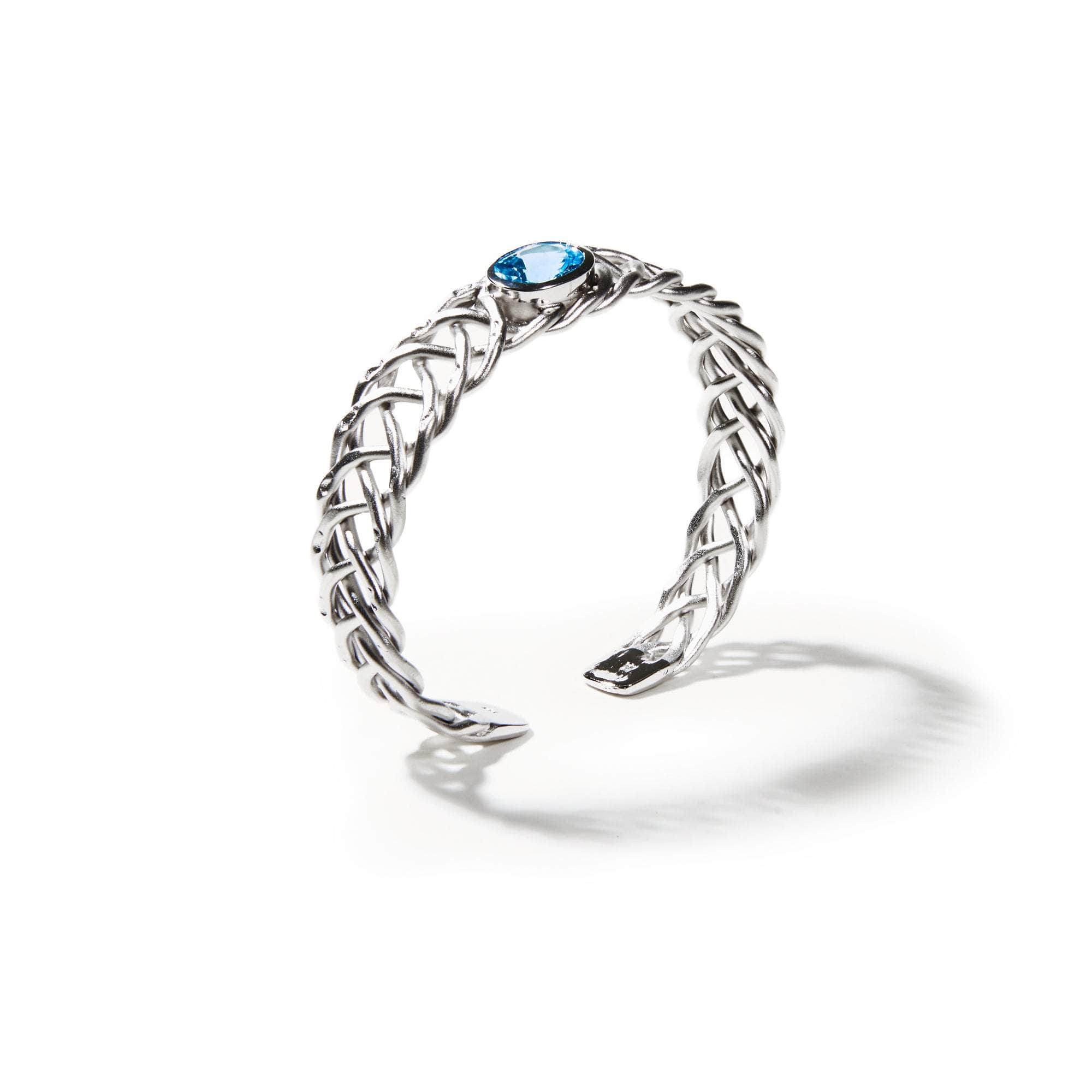 Cyrl Swiss Blue Topaz Bangle GERMAN KABIRSKI