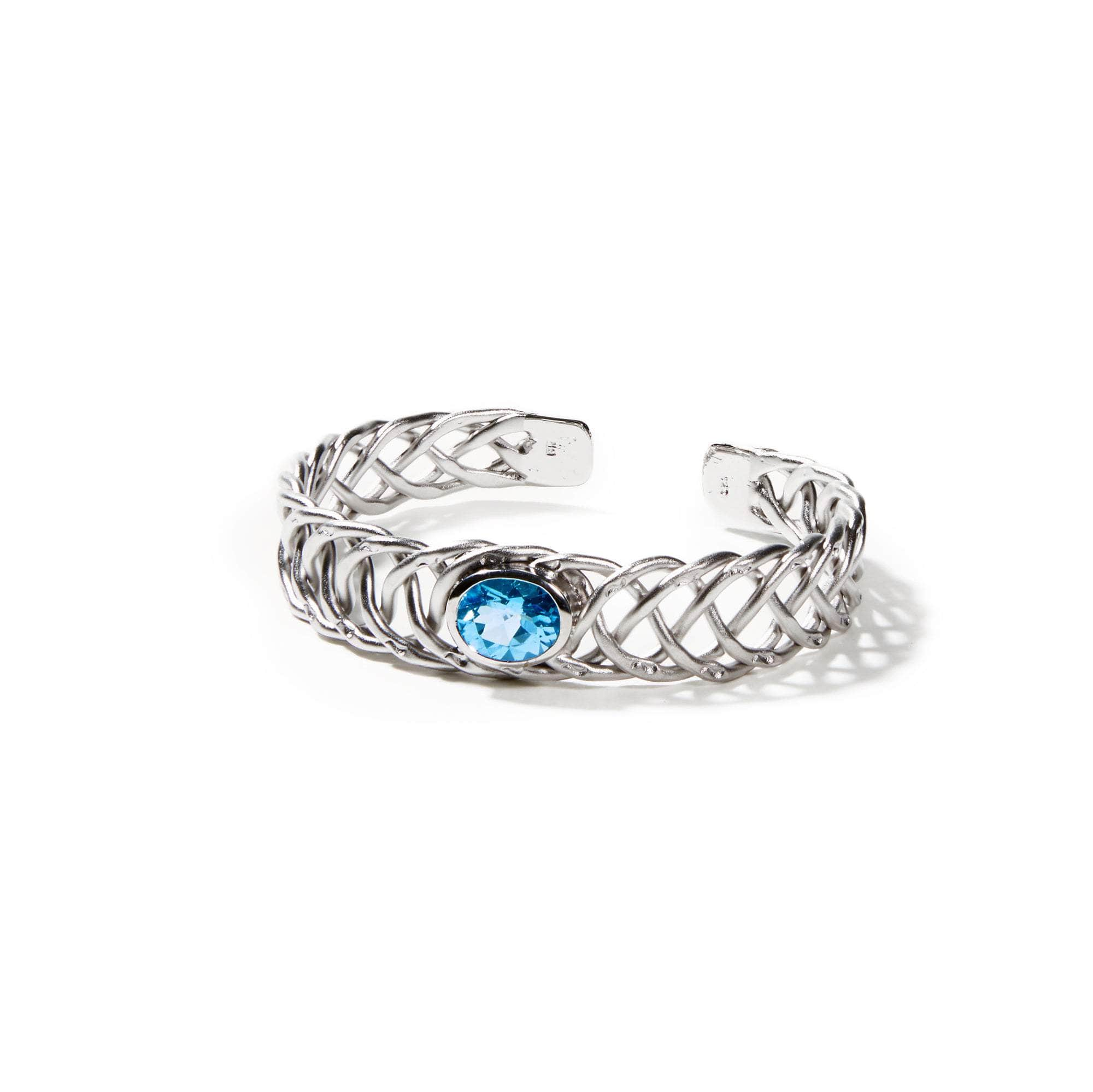 Cyrl Swiss Blue Topaz Bangle GERMAN KABIRSKI