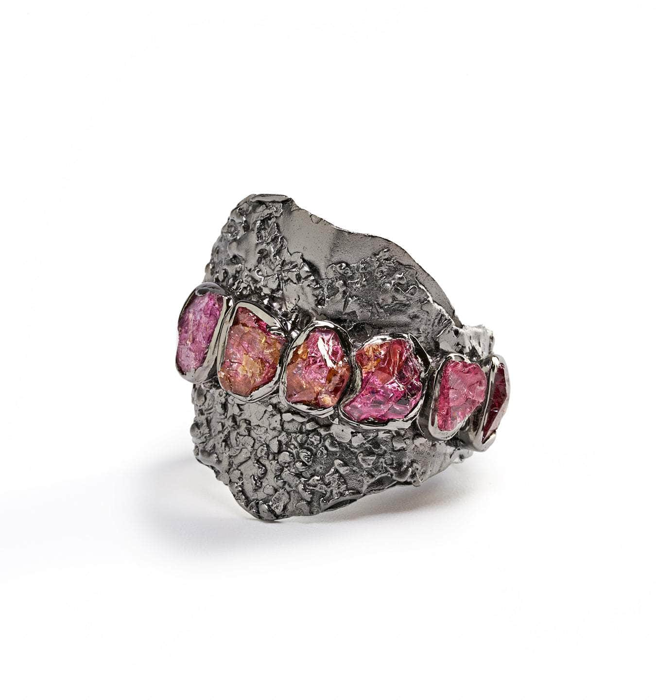 Idden Garnet Rough Ring GERMAN KABIRSKI