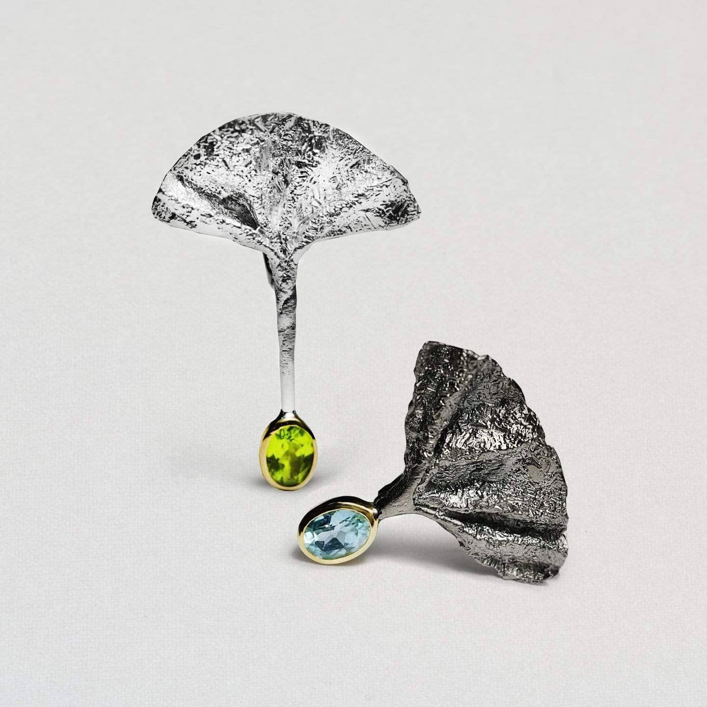 Asa Peridot and Blue Topaz Earrings GERMAN KABIRSKI