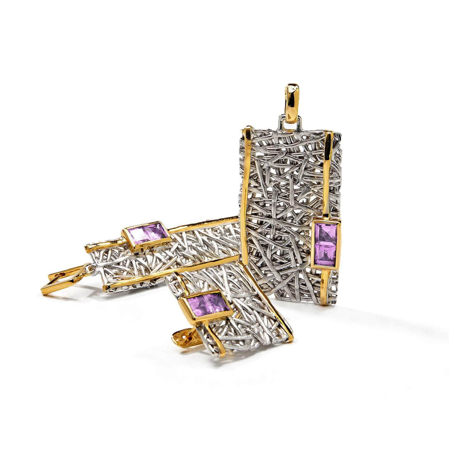 Verina Amethyst Earrings GERMAN KABIRSKI