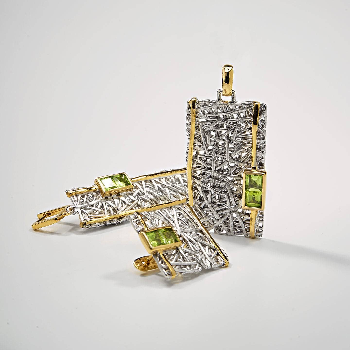 Verina Peridot Earrings GERMAN KABIRSKI