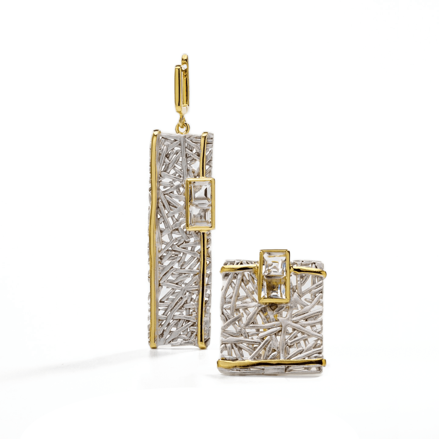 Verina White Topaz Earrings GERMAN KABIRSKI