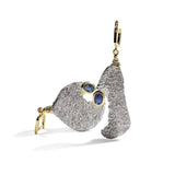 Earrings silver/gold Ferencia Blue Sapphire Earrings (White Rhodium) Ferencia Blue Sapphire Earrings, Earrings by GERMAN KABIRSKI