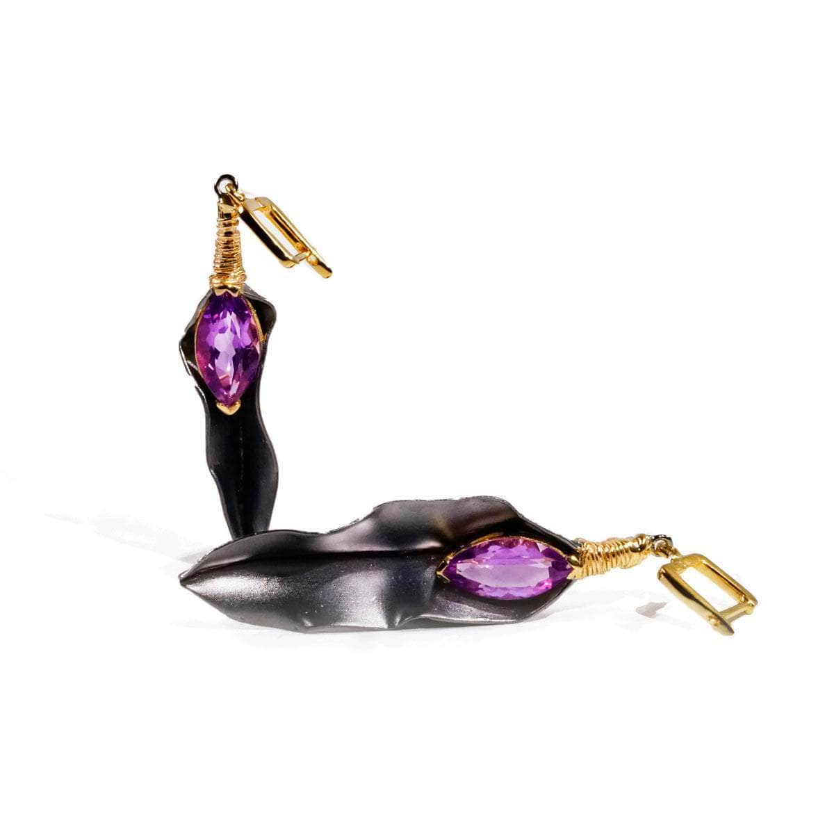 Deileni Amethyst Earrings GERMAN KABIRSKI