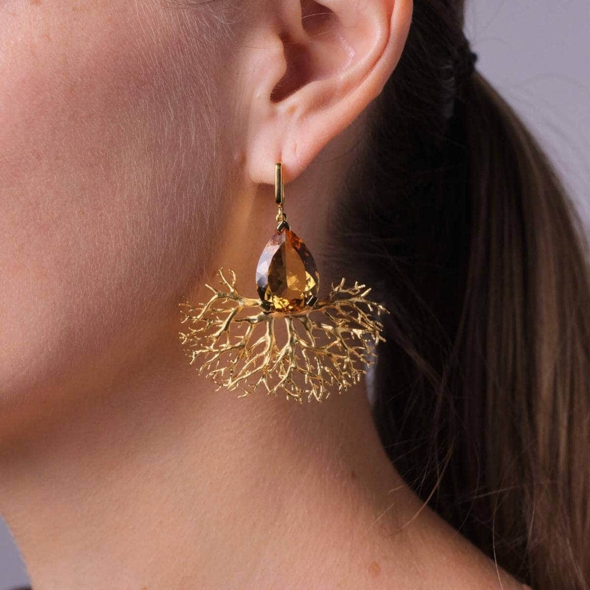 Liewen Citrine Earrings GERMAN KABIRSKI