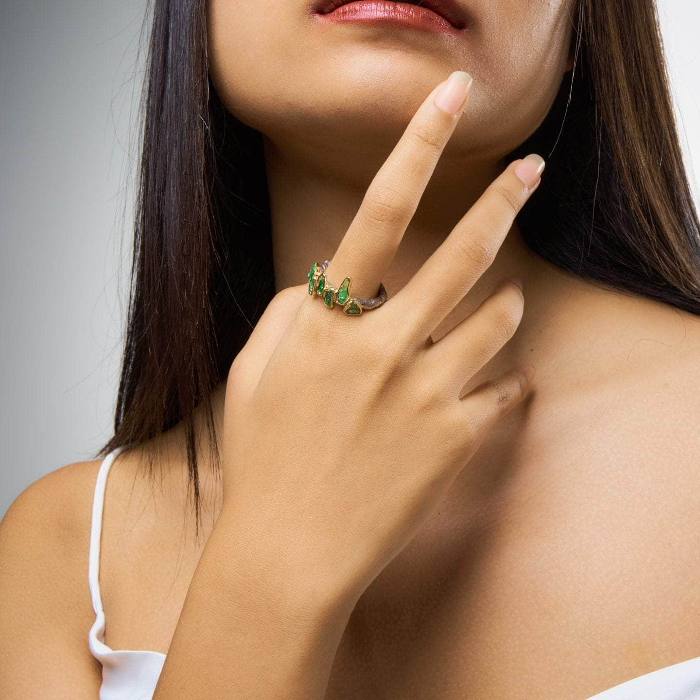 Kapi Tsavorite and Spinel Ring GERMAN KABIRSKI