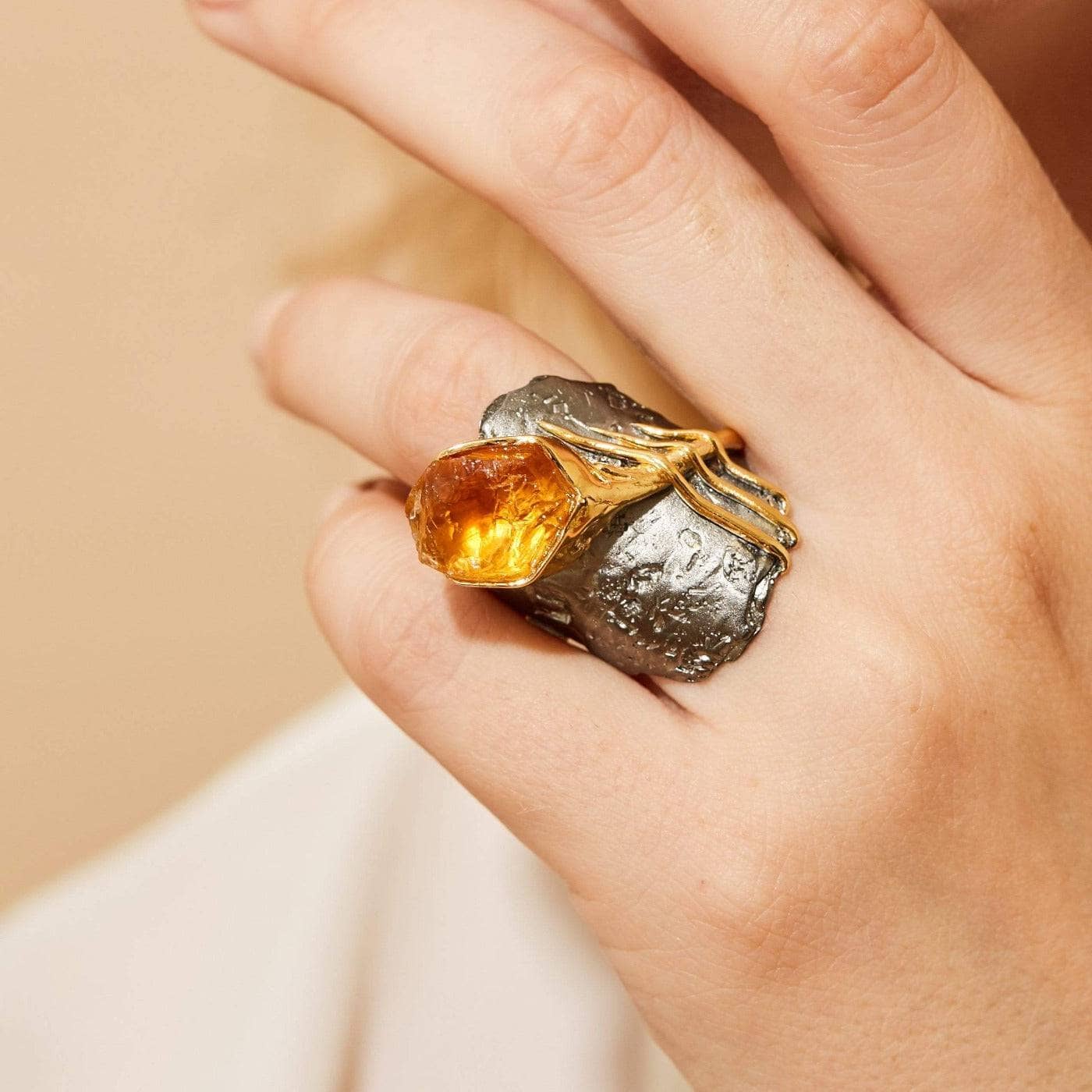 Kariel Citrine Ring GERMAN KABIRSKI