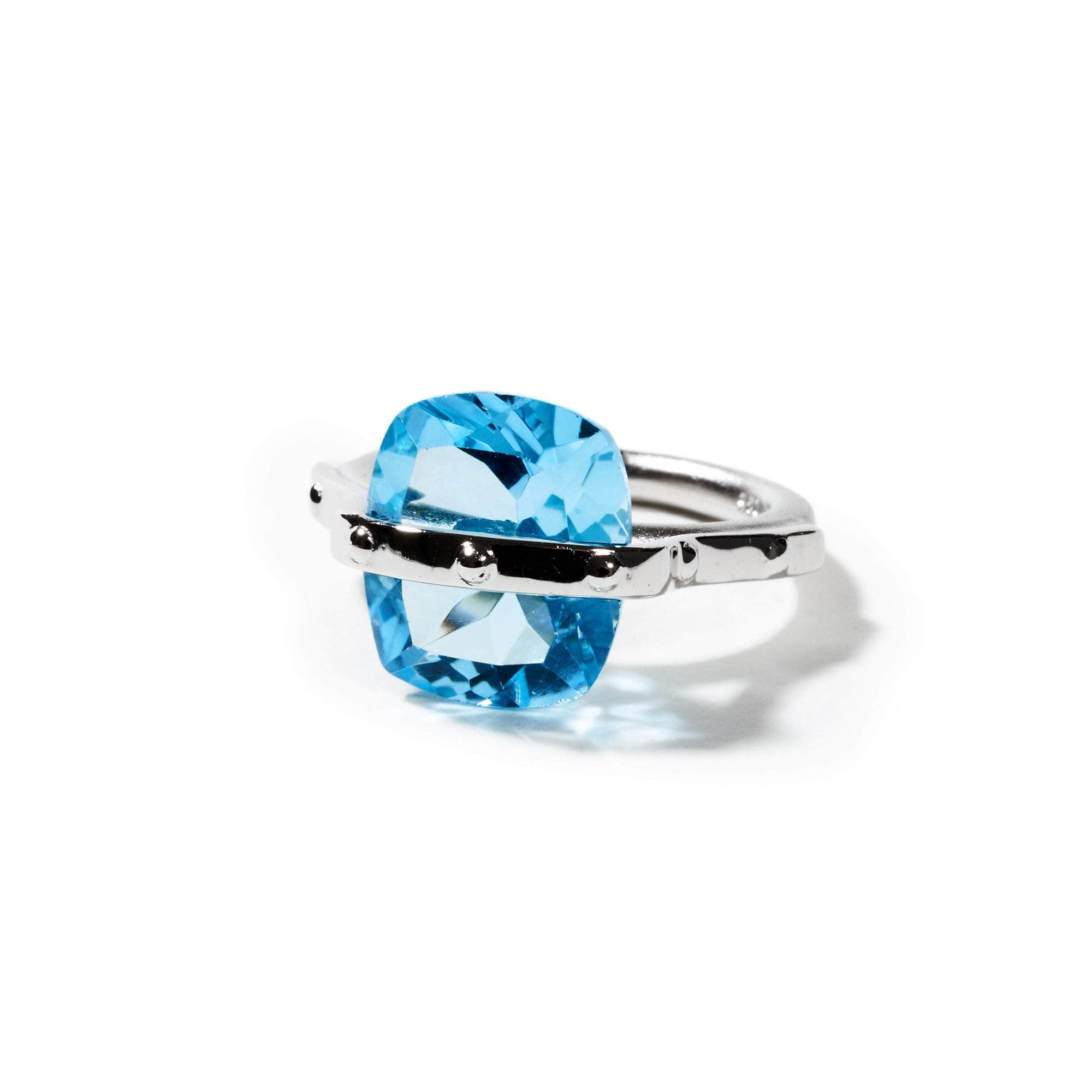 Lach Swiss Blue Topaz Ring GERMAN KABIRSKI