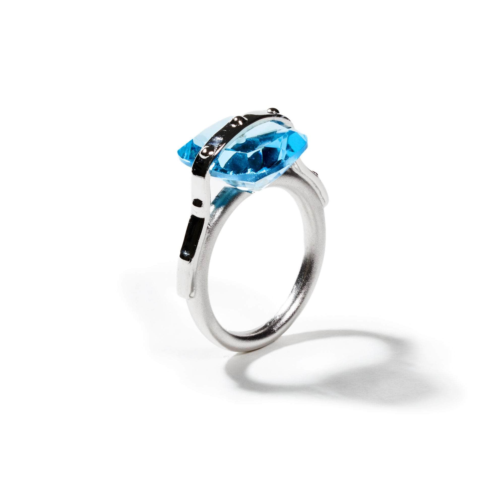 Lach Swiss Blue Topaz Ring GERMAN KABIRSKI