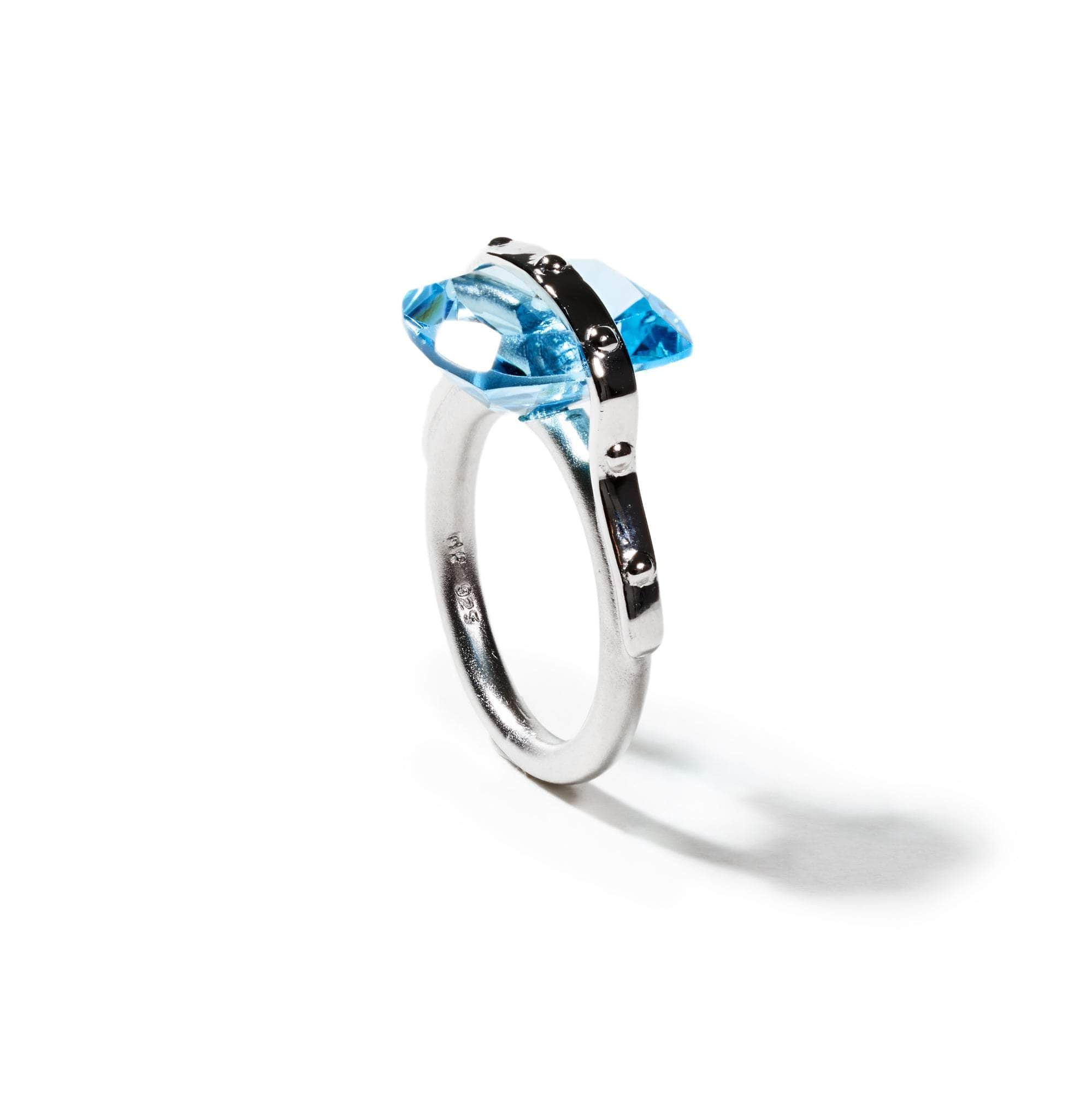 Lach Swiss Blue Topaz Ring GERMAN KABIRSKI