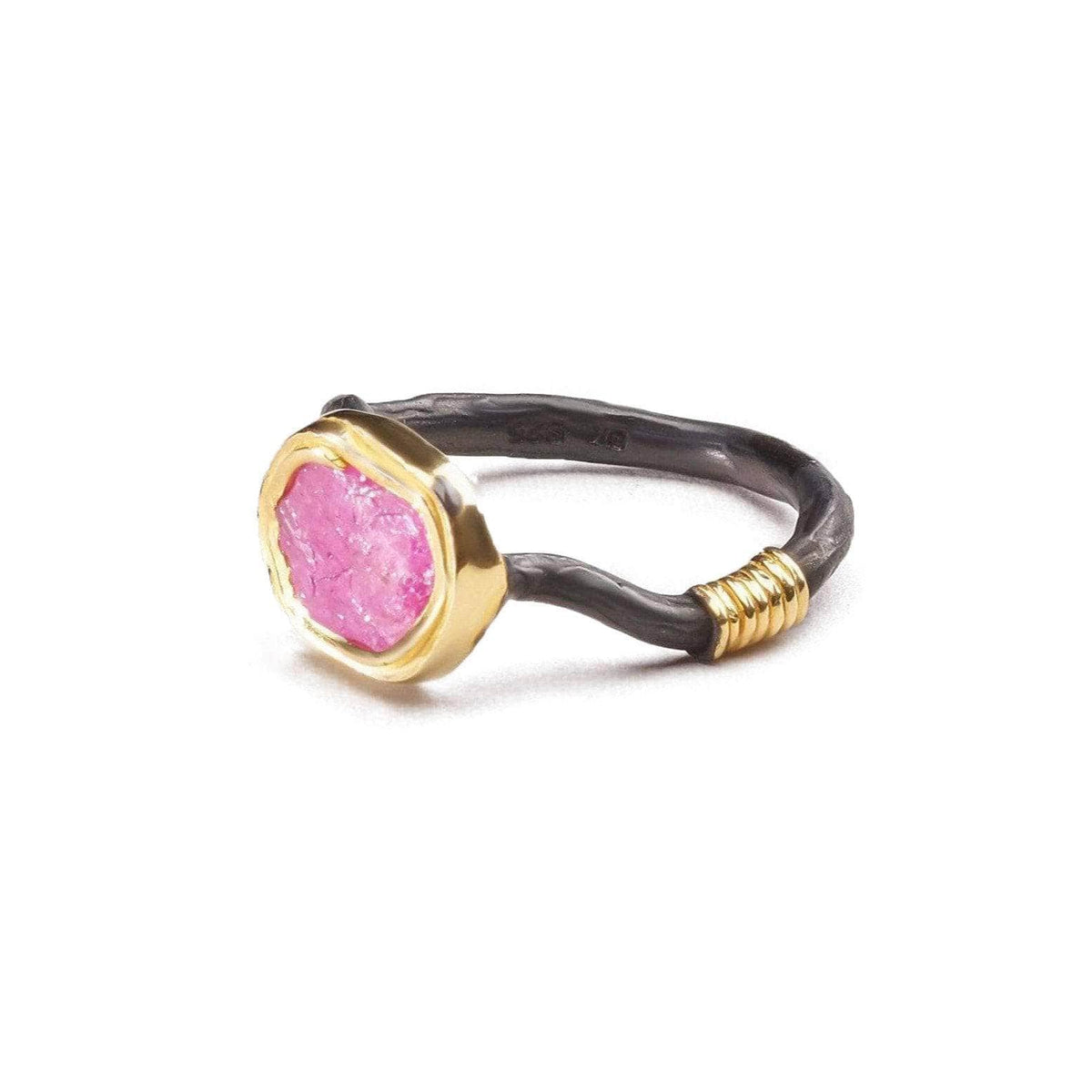 Lamia Raw Ruby Ring | Bold, Artistic Jewelry Design by German Kabirski